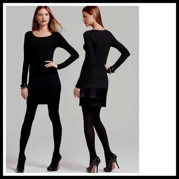 BLACK TIGHTS MICROFIBER OPAQUE A2C - Picture 6 of 7